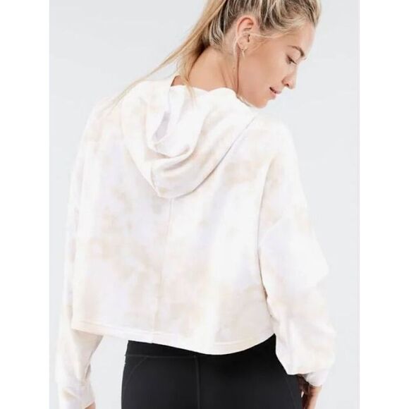 Fabletics tie-dye cropped hoodie size XXL  - Picture 2 of 10